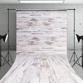 Lofaris Warm Rustic Wooden Floor Tabletop Patterned Backdrop